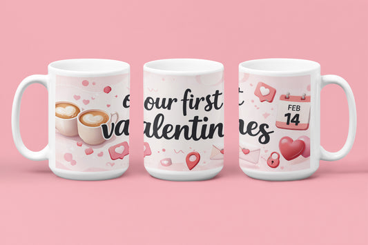 Our First Valentine's Cute Mug