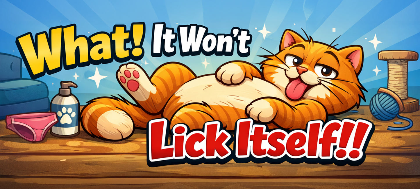 What! It Won't Lick Itself! Mug